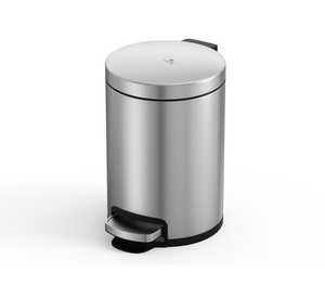3L Round Stainless Steel Pedal Bin